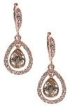 GIVENCHY CRYSTAL DROP EARRINGS,60414645