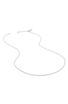 MONICA VINADER CHAIN LINK NECKLACE,SS-CH-R017-NON
