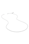 Monica Vinader 24-inch Chain In Silver