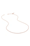 Monica Vinader 16-inch Chain In Rose Gold