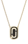 MARC JACOBS ICON ENAMEL PENDANT NECKLACE,M0012394