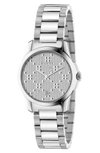Gucci G-timeless Bracelet Watch, 27mm In Stainless Steel