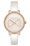 TED BAKER BROOK LEATHER STRAP WATCH, 36MM,TEC0185005