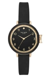 KATE SPADE PARK ROW SILICONE STRAP WATCH, 34MM,KSW1352