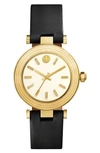 TORY BURCH CLASSIC-T LEATHER STRAP WATCH, 36MM,TBW9003