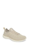Apl Athletic Propulsion Labs Techloom Phantom Knit Mesh Sneakers In Parchment
