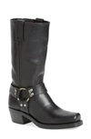 Frye 'harness 12r' Leather Boot In Black Leather