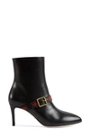 GUCCI SYLVIE STRAP ANKLE BOOT,475654BTMO0