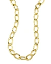 Ippolita 18k Yellow Gold Hammered Bastille Link Chain Necklace, 18 In Gold