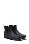 Hunter Original Refined Chelsea Rain Boots In Black