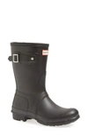Hunter Original Short Waterproof Rain Boot In Dark Olive