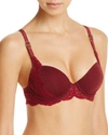 STELLA MCCARTNEY STELLA MCCARTNEY SMOOTH & LACE CONTOUR PLUNGE BRA,S80-250