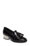 JEFFREY CAMPBELL LAWFORD PEARLY HEELED LOAFER,LAWFORD-MP