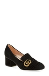 GUCCI GG KILTIE FRINGE PUMP,408208C2000