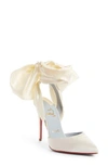 CHRISTIAN LOUBOUTIN DOUCE DU DESERT ANKLE TIE PUMP,3170996