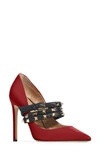 VALENTINO GARAVANI ROCKSTUD WRAP PUMP,NW2S0E13CBL