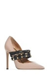 VALENTINO GARAVANI ROCKSTUD WRAP PUMP,NW2S0E13CBL