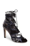 JIMMY CHOO DENNEY LACE-UP SANDAL,DENNEY 100 VSK