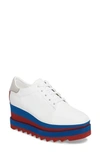 Stella Mccartney Sneak Elyse 75 Platform Sneakers In White Multi