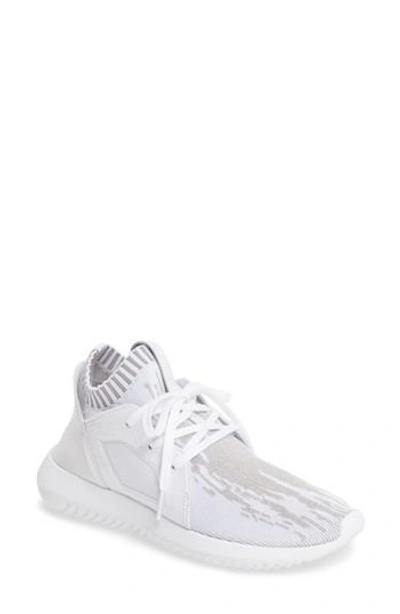 Adidas Originals Women's Tubular Defiant Primeknit Lace Up Sneakers In White