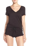 Skin Essentials Pima Cotton-jersey T-shirt In Black