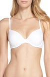 Calvin Klein Perfectly Fit Full Coverage T-shirt Bra F3837 In White