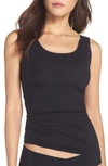 Hanro 'soft Touch' Layering Tank In Black