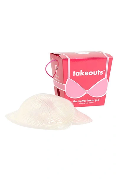 Commando Women's Takeouts Silicone Bra Inserts In Clear