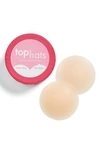 Commando Top Hats Nipple Concealers Almond One Size In Nude