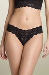 Cosabella Never Say Never Cutie Low Rise Thong In Black
