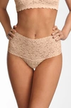 Hanky Panky Retro High Waist Thong In Chai