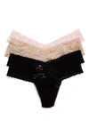 HANKY PANKY 5-PACK LOW RISE THONG,4911FPK