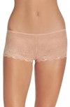Madewell Lace Boyshorts In Viole Pink