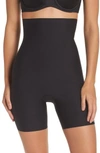 Yummie By Heather Thomson Yummie Hidden Curves High Waist Thigh Shaper In Black In Black