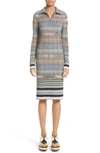 MISSONI TARTAN PLAID KNIT DRESS,206681