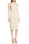ALICE AND OLIVIA ROCHELL SUEDE SHEATH DRESS,CC706105525