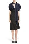 JACQUEMUS RUCHED TIE NECK DRESS,173DR07 173 19380