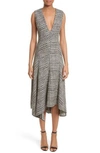 JASON WU CHECK WOOL FIT & FLARE DRESS,F1712006A