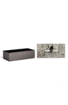 KENDRA SCOTT RECTANGLE FILIGREE BOX - WHITE,H1004BOX