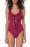 MARA HOFFMAN DESA ONE-PIECE SWIMSUIT,S708101740-SOLID