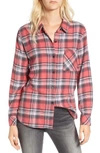 Rails Hunter Button Down Shirt In Bonfire/ Ash