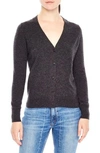 SANDRO TIE BACK WOOL & CASHMERE CARDIGAN,G2198H