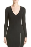 MICHAEL KORS CASHMERE V-NECK SWEATER,696AKG902K