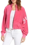JUICY COUTURE VELOUR BATWING TRACK JACKET,WTKJ93937