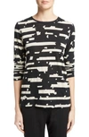 PROENZA SCHOULER PRINT TISSUE JERSEY TEE,R174401-JCP25-21338