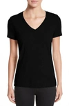 Adam Lippes V-neck T-shirt In Black