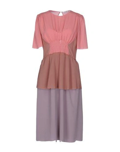 Agnona Midi Dresses In Pink