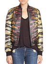 FAITH CONNEXION Reversible Tiger-Print Bomber Jacket,0400093776143