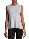 NARCISO RODRIGUEZ FELTED SLEEVELESS TOP,0400095740647