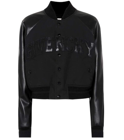 Givenchy Bomber Jacket With Logo In Black